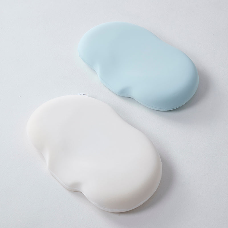 turqua Cool Touch Cloud Bean Pillow – Ergonomic Contour for Side & Back Sleepers, Breathable & Washable Cover
